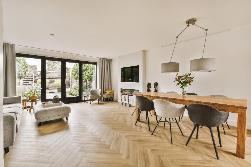 Luxury vinyl plank floors